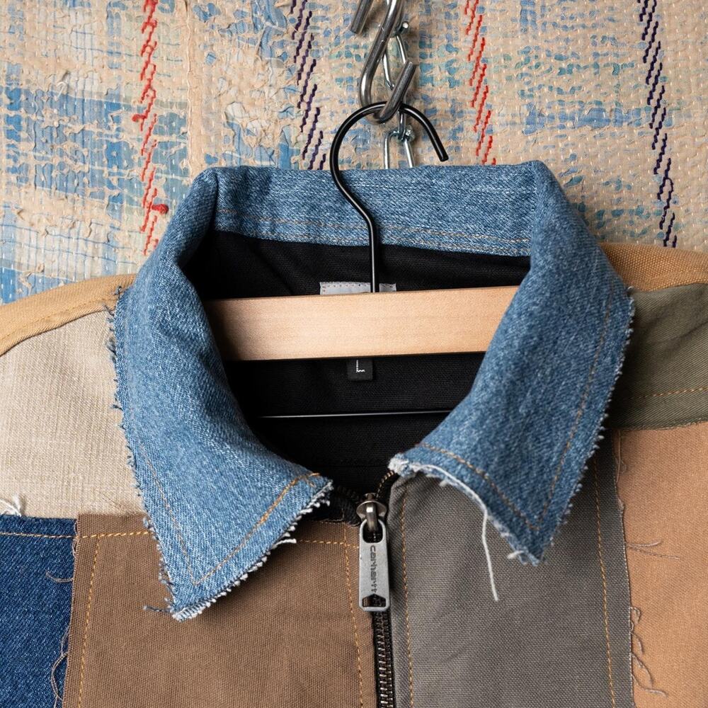 Custom patchwork carhartt chore jacket - image 5